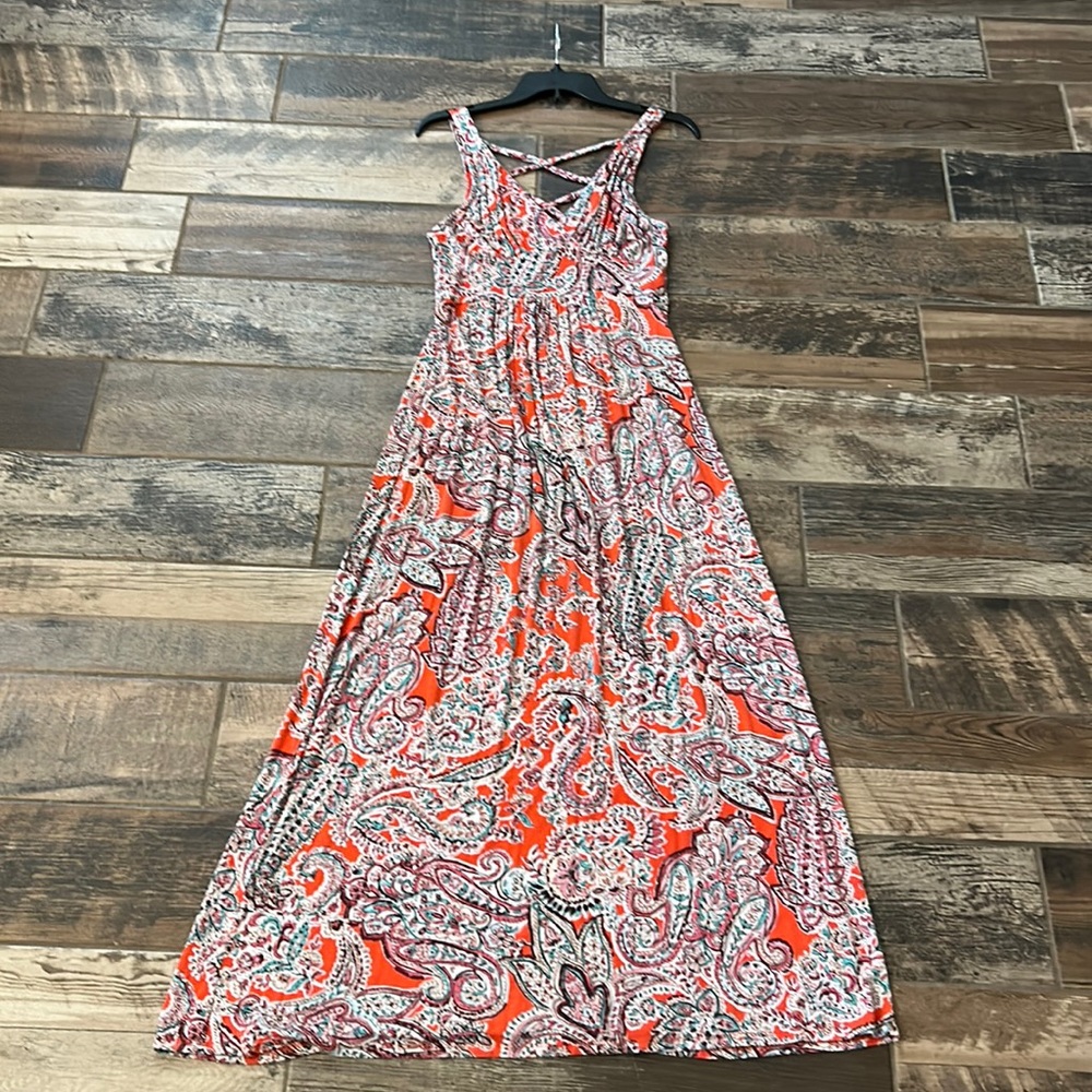 Deep V Maxi Dress